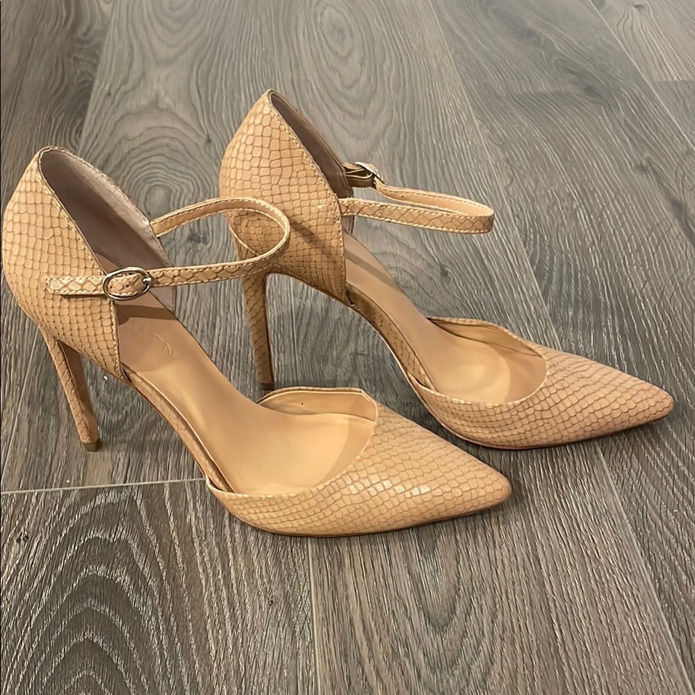 Elegant Tan Stiletto Heels